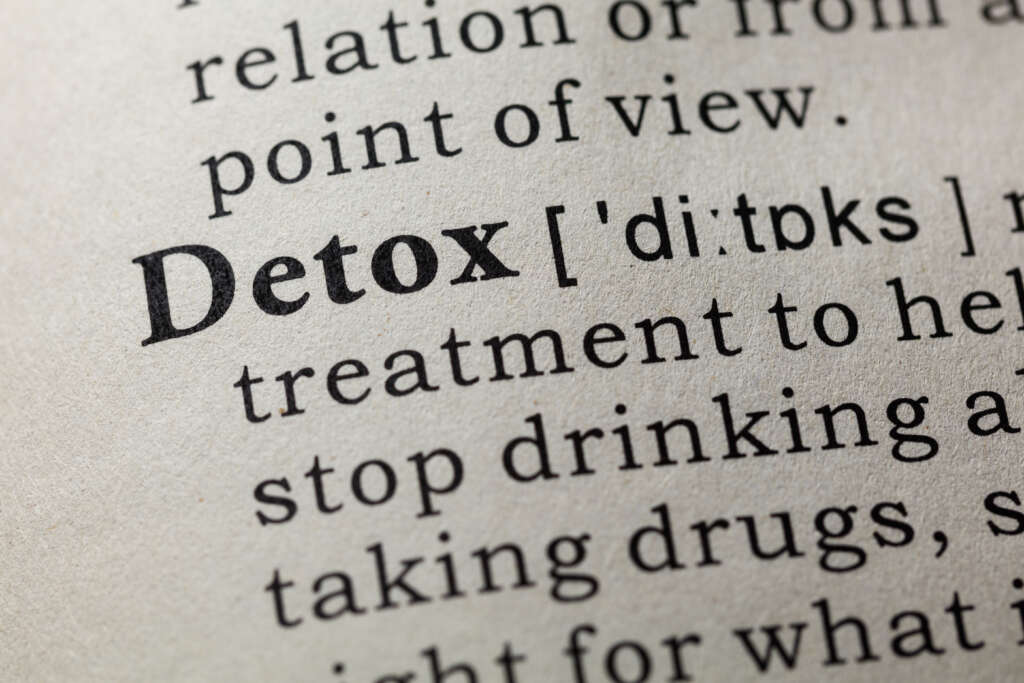 Definition of detox in dictionary